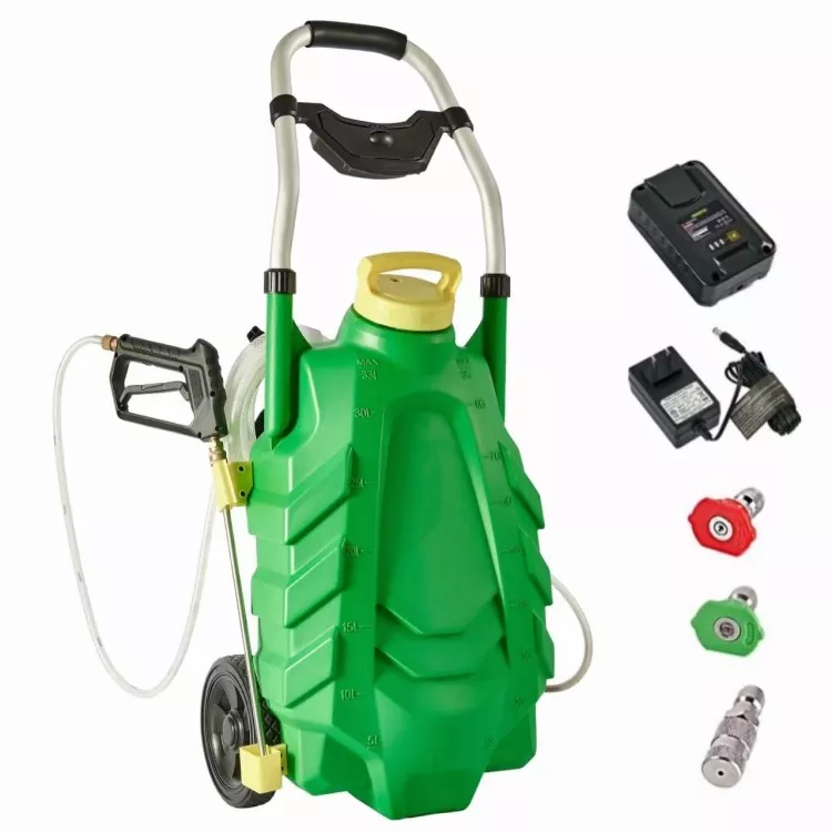 34L rullspruta membranpump med 18V 2,6A batteri